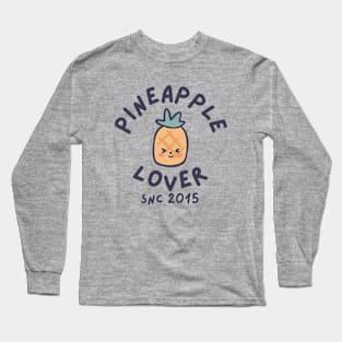 Pineapple Lover Since 2015 Long Sleeve T-Shirt